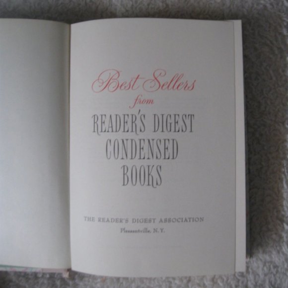 Best Sellers from Reader's Digest Condensed Book Hardcover Book - Picture 7 of 7